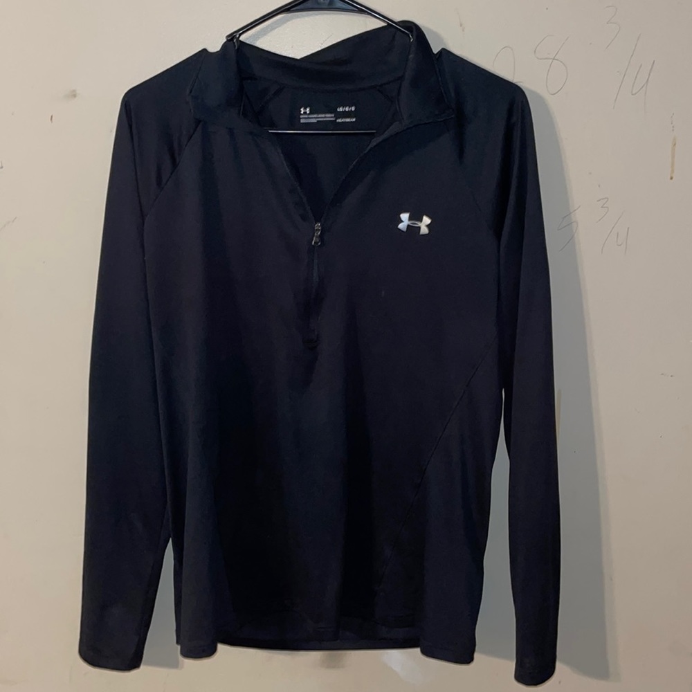 Black under armor, half zip